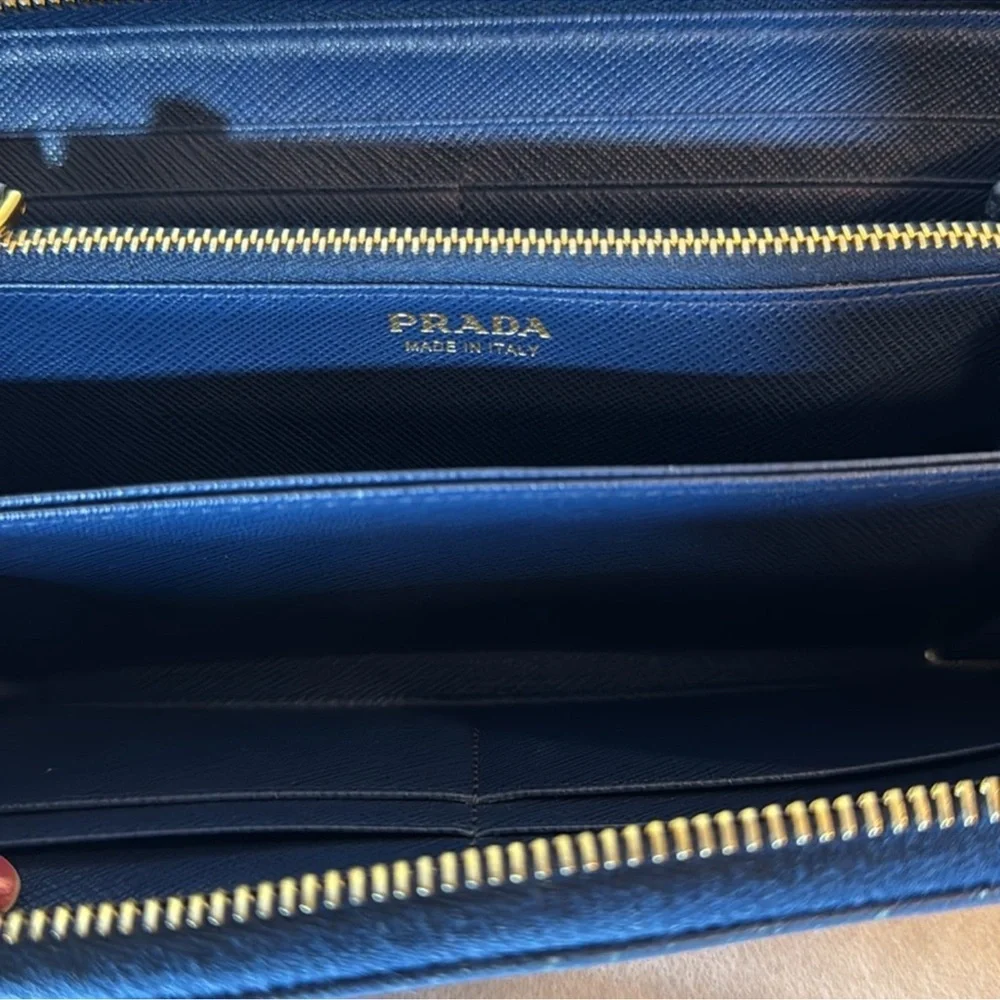 PRADA Saffiano Metal wallet - Picture 4 of 5